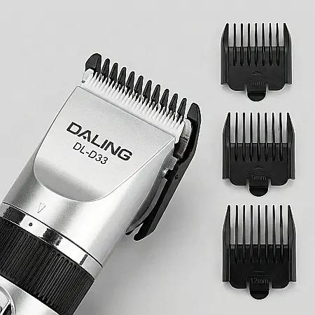 Mașină Profesională de Tuns Animale 8 în 1 Daling DL-D33 – Motor 12W, Lame Inox, Autonomie 150 min, Silențioasă, Accesorii Incluse [3]