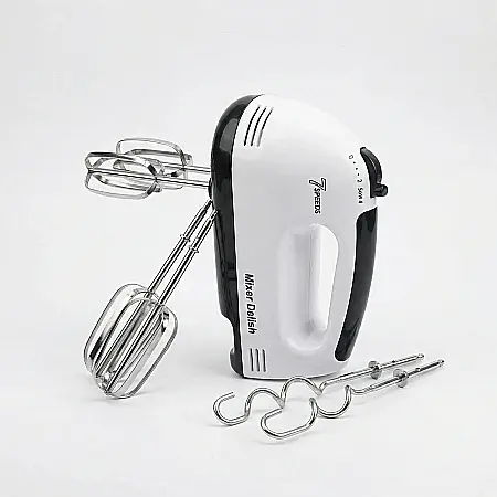 Mixer Delish Electric – 7 Viteze, Capete Duble de Amestecare, Motor 120W, Ergonomic, pentru Aluat, Frișcă și Ouă [3]