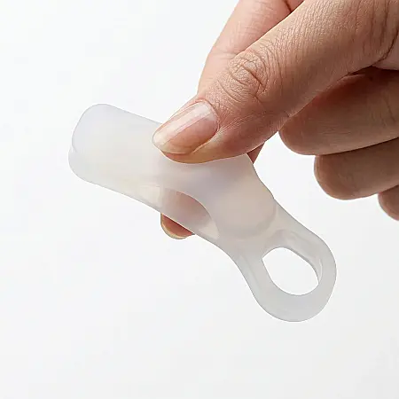 Set 2 x Corector Monturi și Separator Degete - Silicon Moale, Confortabil, Corectare Poziție Hallux Valgus, Prevenire Bătături și Reducere Presiune, Dimensiune Universală [3]