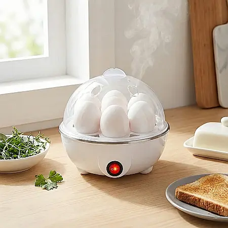 Fierbător Electric pentru Ouă Egg Poacher – 7 Compartimente, Funcție Rapidă și Ușor de Utilizat [1]