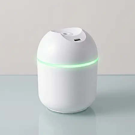 Umidificator Mini Personal de Birou – Design Top-Fill, Moduri Multiple de Pulverizare, Alimentare USB, Oprire Automată la Golire, Alb, Ideal pentru Ten și Plante [3]
