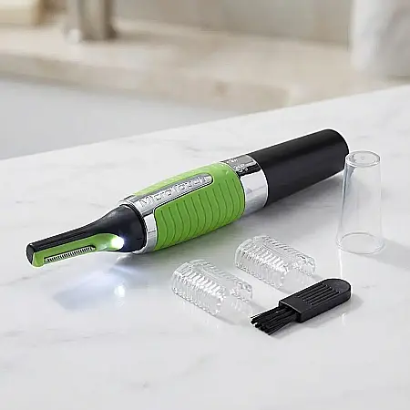 Set Aparat de Tuns Electric Migro Multicolor – 3 în 1 pentru Păr Nas, Urechi și Sprâncene, cu 2 Piepteni Reglabili, Compact și Portabil [3]