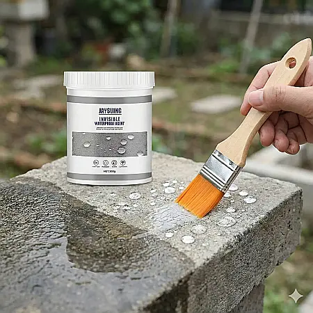 Pastă Transparentă Impermeabilă de Etanșare – 100 g, Rezistentă la Apă, pentru Repararea și Sigilarea Suprafațelor din Metal, Plastic, Ceramică și Sticlă, cu Pensulă de Aplicare [2]