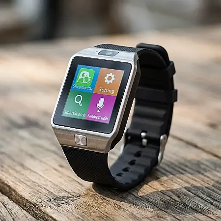 Smartwatch Full Touchscreen cu SIM și Bluetooth – Notificări Facebook și WhatsApp, Hands-Free, Monitorizare Sănătate, Pedometru și Slot Card 32GB: Asistentul tău Digital pentru Performanță și Conectiv [3]