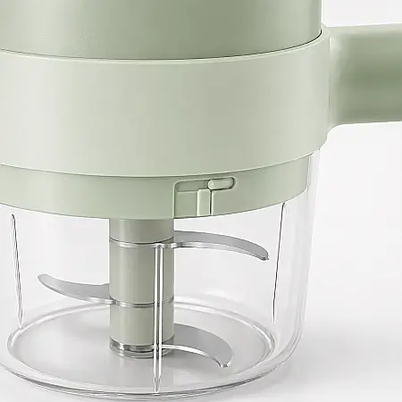 Tocător Electric 4 în 1, 250 ml, 40W, Portabil, cu 2 Boluri și Lame Interschimbabile [3]