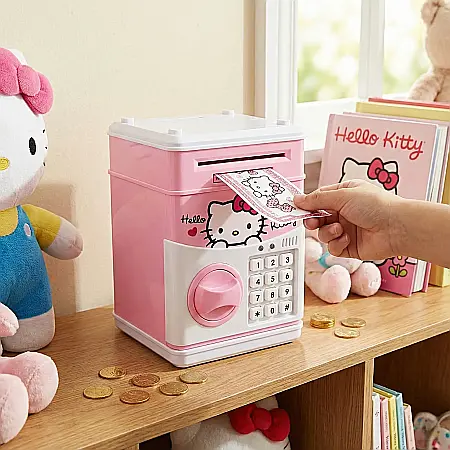 Pusculiță educațională Hello Kitty – ATM și seif cu PIN [1]