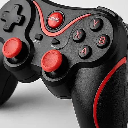 X3 Bluetooth Wireless Gamepad – Controller Reîncărcabil Multi-Platformă pentru Smartphone, Tabletă și PC, Joystick Analogic, Butoane Multimedia și Design Ergonomic: Libertate și Precizie Absolută în G [3]