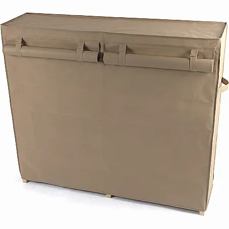 Husă Depozitare Pantofi 12 Rafturi cu Fermoar – Husa Textilă Ermetică, Organizator Hol și Dormitor, Protecție Anti-Praf, Dimensiuni 118 x 30 x 120 cm [3]