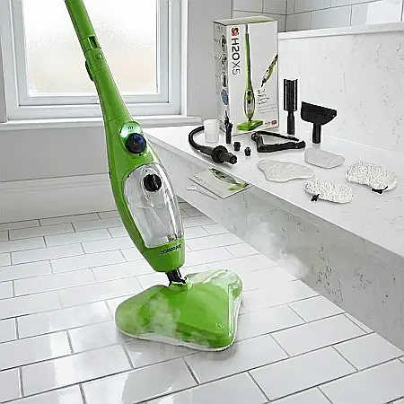 Mop cu Aburi 5 în 1 X5 – Curățare Podele, Covoare, Geamuri și Îmbrăcăminte, Flux Constant de Aburi, Eliminare Acarieni și Bacterii, Accesorii Incluse [3]