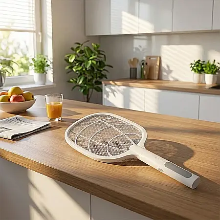 Paletă Electrică Anti-Insecte Reîncărcabilă USB – Design cu 3 Straturi pentru Siguranță, Protecție Ecologică Fără Chimicale și Dimensiuni 50 x 21 cm: Soluția Rapidă și Eficientă împotriva Muștelor și  [3]