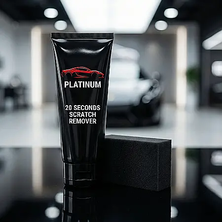 Soluție Îndepărtare Zgârieturi Auto Platinum 20 Seconds – Pentru Mașini și Motociclete, Rezistentă la Intemperii, Fără Silicon, Calitate Germană, Include Burete Aplicator [3]