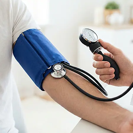 Tensiometru Manual cu Stetoscop – Manometru Metalic 50 mm, Mansetă Reglabilă, Para Cauciuc, Măsurare 0-300 mmHg, Ușor de Utilizat Acasă sau în Clinici [3]
