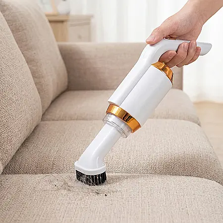 Aspirator de Mână Fără Fir HY-118 – Putere 120W, Baterie Li-ion 2000 mAh, Autonomie 1.5h, Rezervor 600 ml, Tub Reglabil și 3 Duze Incluse [3]