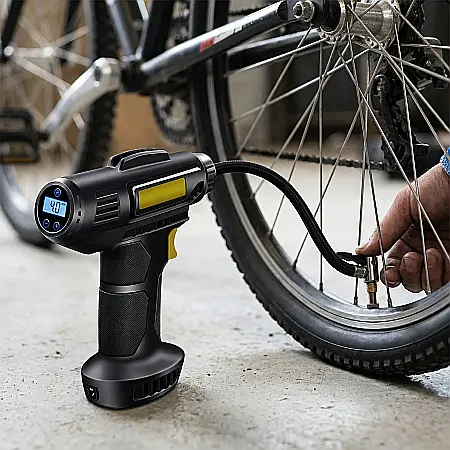Compresor Auto Fără Fir 72W – Baterie 7.2V, Presiune Max 10 Bar, Ecran Digital, LED Integrat, Portabil și Rapid, Pentru Anvelope, Biciclete și Echipamente Gonflabile [3]