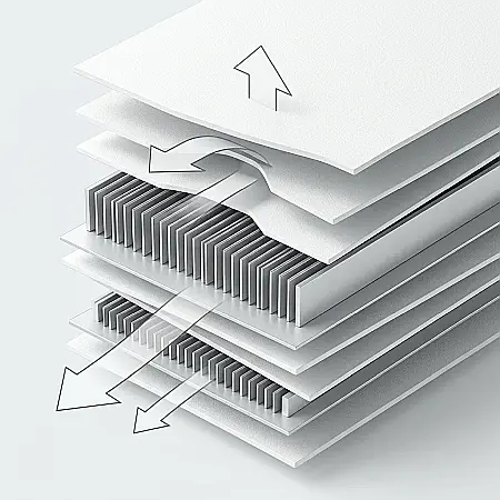 Aerotermă Mini 1000W - Încălzire Ceramică, Termostat Reglabil, Timer, Telecomandă, 3 Trepte de Putere, Design Tip Șemineu, Protecție Supraîncălzire, Culoare Gri [3]