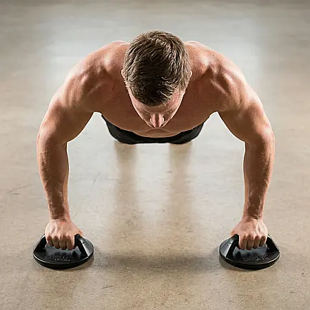 Aparat Push Up Pro pentru Flotări – Manere Rotative, Confortabile, Reduc Presiunea Articulațiilor, Tonifiere Brațe, Piept, Umeri și Spate [3]