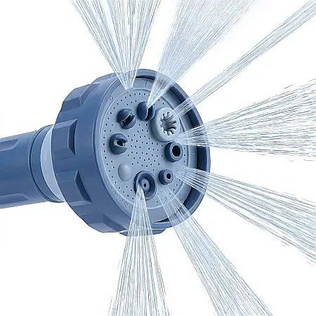 Pistol de Stropit Multifuncțional EZ Jet Water Cannon – Cu Dispenser pentru Detergent și Îngrășământ, 8 Tipuri de Jet, 3 Căi de Control, Compatibil cu Furtun Standard, Ideal pentru Grădină și Curățare [3]