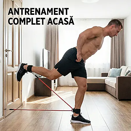 Set 5 Corzi Elastice Fitness: Antrenament Complet, Tonifiere și Recuperare la Tine Acasă [2]