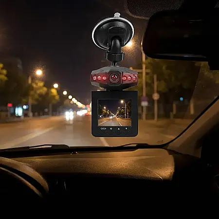 Cameră DVR Auto 5″ FHD 1080P – Înregistrare Video High-Definition, 6 Lumini Vedere Nocturnă, Unghi Larg 120°, Senzor G și Înregistrare în Buclă: Martorul tău de Încredere zi și Noapte [2]