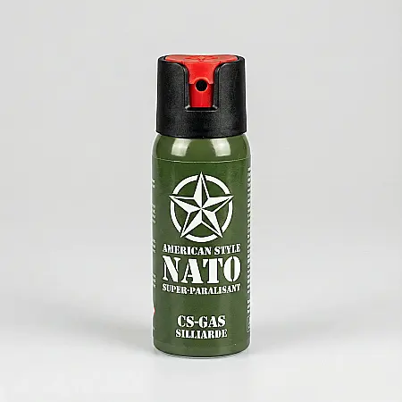 Unelte - Spray Paralizant NATO MRG M896 Super Jet - 60 ml, Jet Puternic 2-3 m, Omologat și Legal, Carcasă Metalică Rezistentă: Protecție Maximă și Autoapărare Eficientă