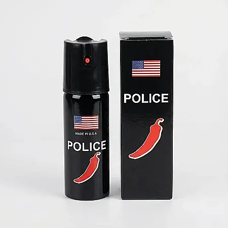 Unelte - Spray Paralizant Police MRG M867 – 60 ml, Jet Puternic 2–3 m, Omologat și Legal, Carcasă Metalică Neagră: Protecție Instantanee și Autoapărare Profesională