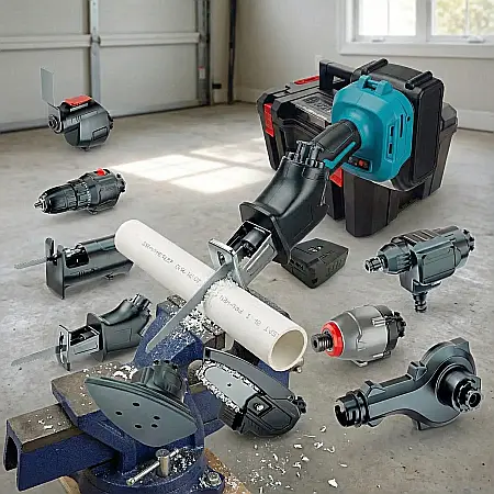 Set Multifuncțional de Unelte 21V: Putere și Versatilitate în Construcții și Grădinărit – 11 Unelte într-un Singur Kit [1]