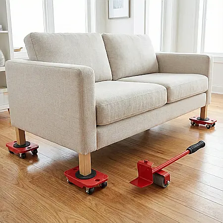 Unelte - Set Role Profesionale pentru Transport Mobilier: Mută 150 kg cu Efort Minim și Mobilitate 360°