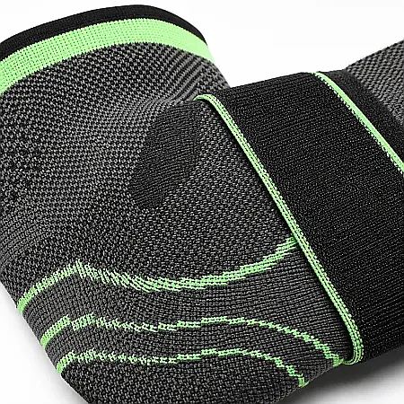 Set 2 Cotiere Elastice Ajustabile cu Bretea de Susținere, Universale, Verde cu Negru [2]