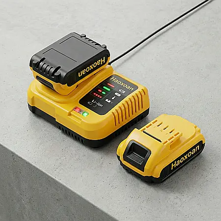 Bormașină cu Acumulator Haoxoan – 2 Baterii Reîncărcabile, Trusă Completă 88 Piese, Motor Puternic, Mandrină Rapidă [2]