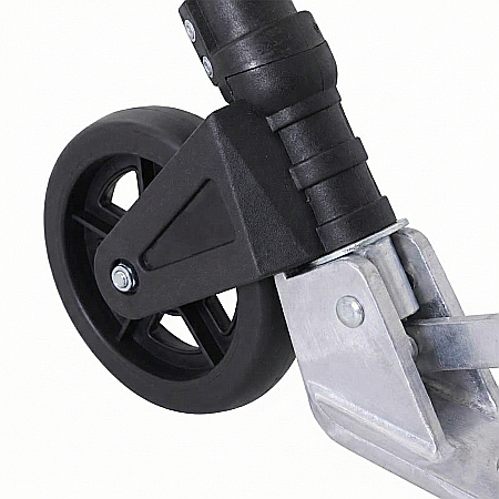 Cărucior Marfă Pliabil din Aluminiu - Capacitate 70 kg, Greutate 7.9 kg, Roți Pline, Platformă și Mâner Pliabile, Ideal pentru Depozit [2]
