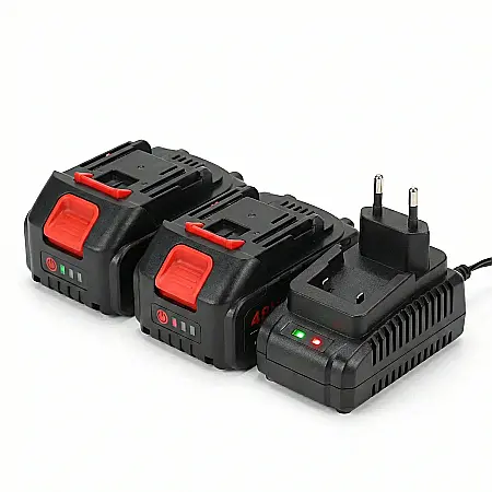 Fierăstrău Pendular Electric 48V cu 2 Acumulatori Li-Ion – 3200 rpm, Tăiere Lemn 80 mm / Metal 50 mm, 3 Trepte Pendulare, Unghi 0–45° [2]