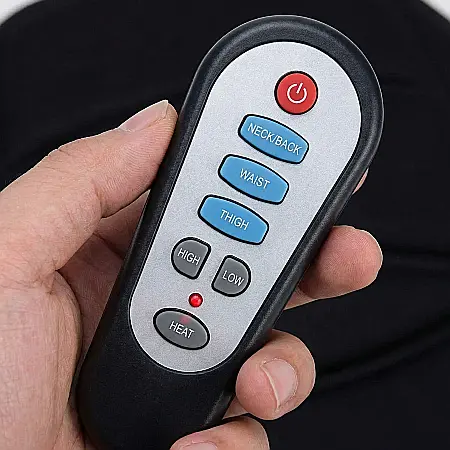 Husă Scaun cu Încălzire și Masaj – 3 Zone, 2 Trepte Intensitate, Telecomandă, Utilizare Auto, Acasă și Birou [2]