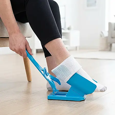 Suport Sock Slider: Încălțător Ergonomic pentru Ciorapi și Șosete - Independență și Confort Fără Aplecare [3]