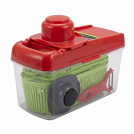 Răzătoare și Feliator Manual Multifuncțional, 30 x 10 cm, Compact și Ușor de Curățat [2]