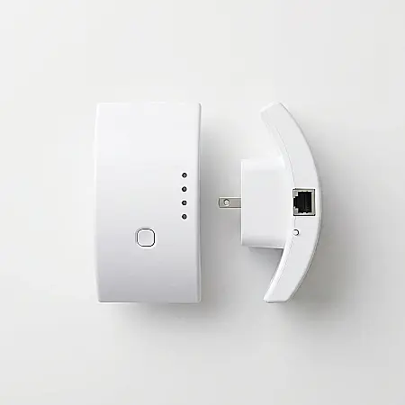 Amplificator WiFi cu Priză - Dublează Semnalul Wireless, 300 Mbps, 2.4 GHz, 2 Antene Ceramice de Înaltă Performanță, Instalare Rapidă și Securitate WPA2 [2]