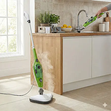Mop Profesional 360°: Curățenie Rapidă sub Mobilă și în Colțuri Dificile [3]