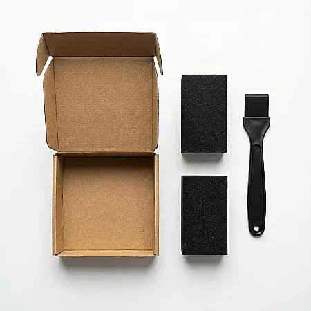 Burete pentru Sticlă PET cu Efect Unidirecțional – Protecție la Impact, Curățare Eficientă, Intimitate Sporită și Design Compact 10.7 x 6.6 cm: Soluția Inovatoare pentru Geamuri și Oglinzi [1]