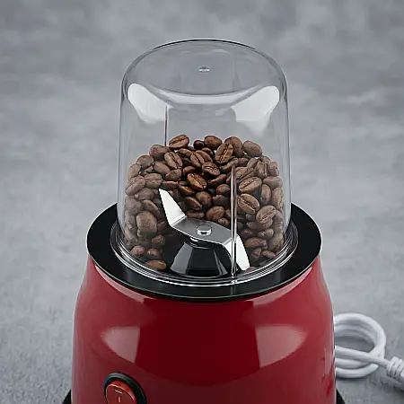 Blender Electric Compact 300W - 2 Viteze, Lame Inox, Piese Detașabile, Siguranță și Anti-Picurare, Ușor de Curățat, Ideal pentru Smoothie și Sucuri [2]