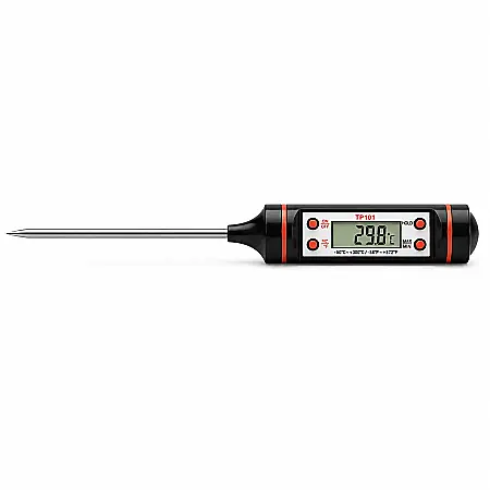 Termometru Alimentar Digital pentru Bucătărie și BBQ, -50°C până la +300°C, cu Tijă Inox și Display LCD [1]