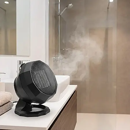 Mini Încălzitor Electric Portabil cu Ventilator 1800W – Încălzire Ultra-Rapidă, Termostat de Siguranță, Design Compact Modern, Silențios și Eficient: Confort Termic Imediat pentru Birou, Dormitor sau  [2]