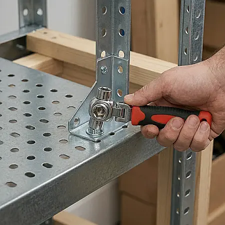 Cheie Universală Multifuncțională 48 în 1 – Torx, Spline, Pătrat, Unghi Reglabil 45°, Cap Rotativ 360°, Oțel Carbon, Ideală pentru Auto, Casă și Bricolaj [2]
