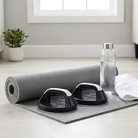 Aparat Push Up Pro pentru Flotări – Manere Rotative, Confortabile, Reduc Presiunea Articulațiilor, Tonifiere Brațe, Piept, Umeri și Spate [2]