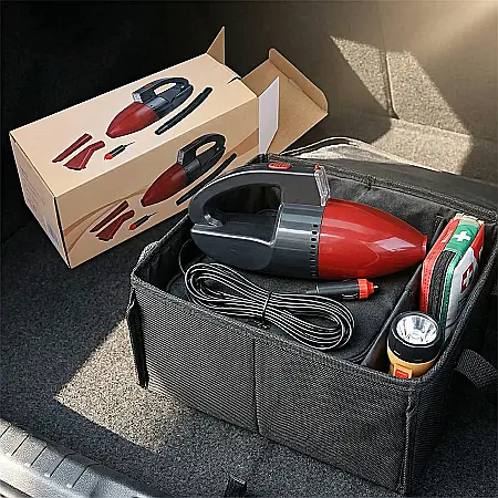 Aspirator Auto 12V Vacuum Cleaner – Putere 1500Pa, Filtru Detașabil și Lavabil, Cablu Lung 2.5 m, Rezervor 0.2L, Silențios 50dB, Compact și Ergonomic, Ideal pentru Curățarea Interiorului Mașinii [3]