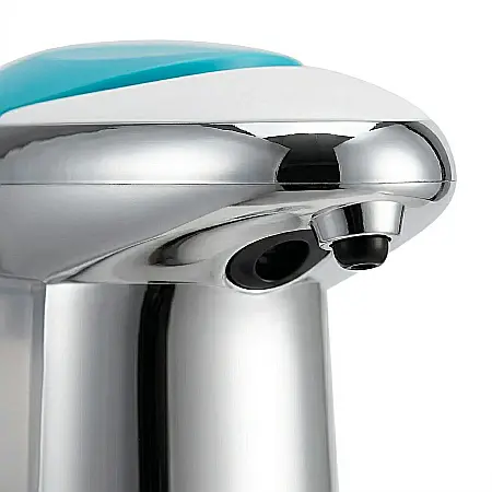 Dozator Automat Săpun Lichid cu Senzor de Mișcare Magic Soap, 250ml, Indicator LED și Semnal Sonor, Design Modern Transparent, Igienic și Reîncărcabil [1]