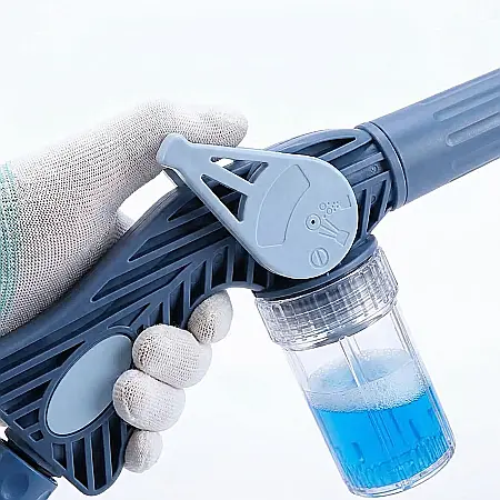 Pistol de Stropit Multifuncțional EZ Jet Water Cannon – Cu Dispenser pentru Detergent și Îngrășământ, 8 Tipuri de Jet, 3 Căi de Control, Compatibil cu Furtun Standard, Ideal pentru Grădină și Curățare [2]