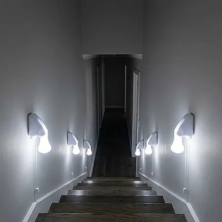 Set 8 Becuri LED Fără Fir – Iluminare Portabilă, Economică și Ușor de Montat, pentru Spații fără Curent, Alb Rece, Alimentare cu Baterii, Ideale pentru Camping și Pene de Curent [2]