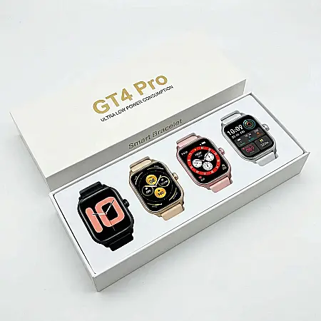 SmartWatch GT4 Pro – Ecran HD Full Touch 360P, Bluetooth Music Calling, Tracker Fitness Impermeabil IP67, Monitorizare Ritm Cardiac, Somn, Oxigen și Tensiune Arterială [2]