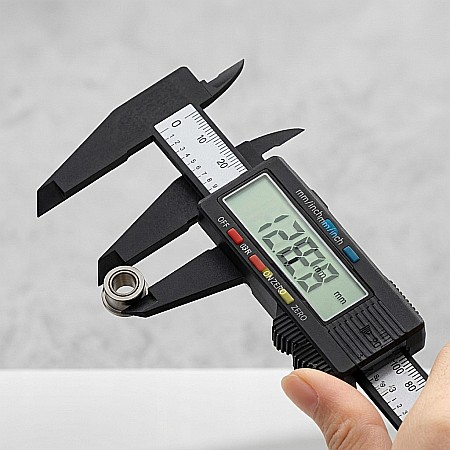 Unelte - Șubler Electronic Digital KRAFT&DELE, 0-150 mm, Precizie 0.1 mm, Ecran LCD