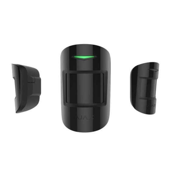 Detector de miscare si geam spart wireless PIR Ajax CombiProtect WH, 12/9 m, 88/180 grade, pet immunity, 868 MHz, RF 1200 m - Negru [3]