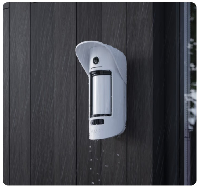 Detector Wireless PIR de exterior cu cameră AJAX MotionCam Outdoor Alb [2]